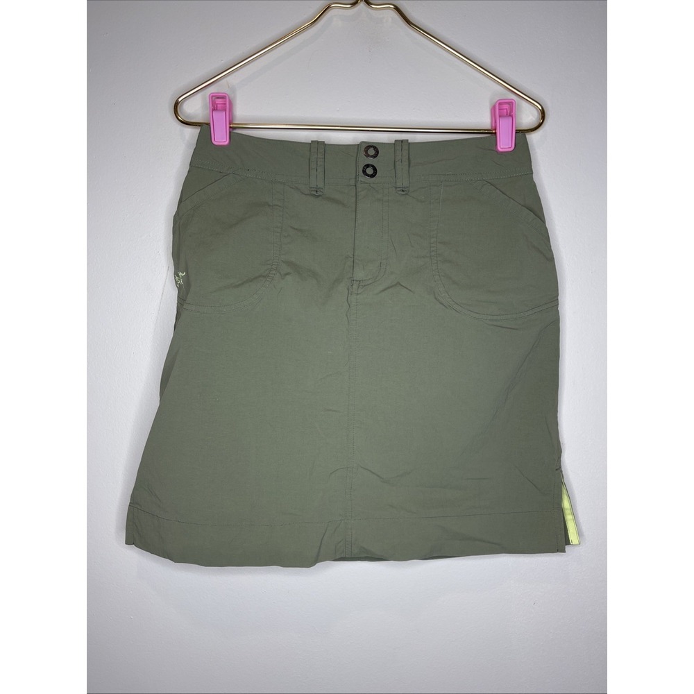 Womens Arc'teryx Green Activewear Skirt Sz 4